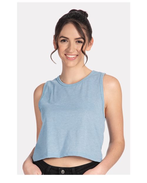 Next Level 5083 Women's Festival Tank - Stonewash Denim - Front