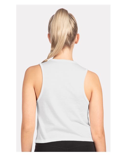 Next Level 5083 Women's Festival Tank - White - Side