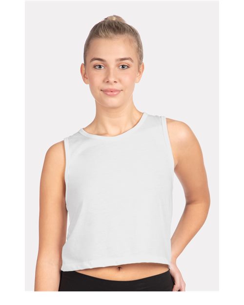 Next Level 5083 Women's Festival Tank - White - Front