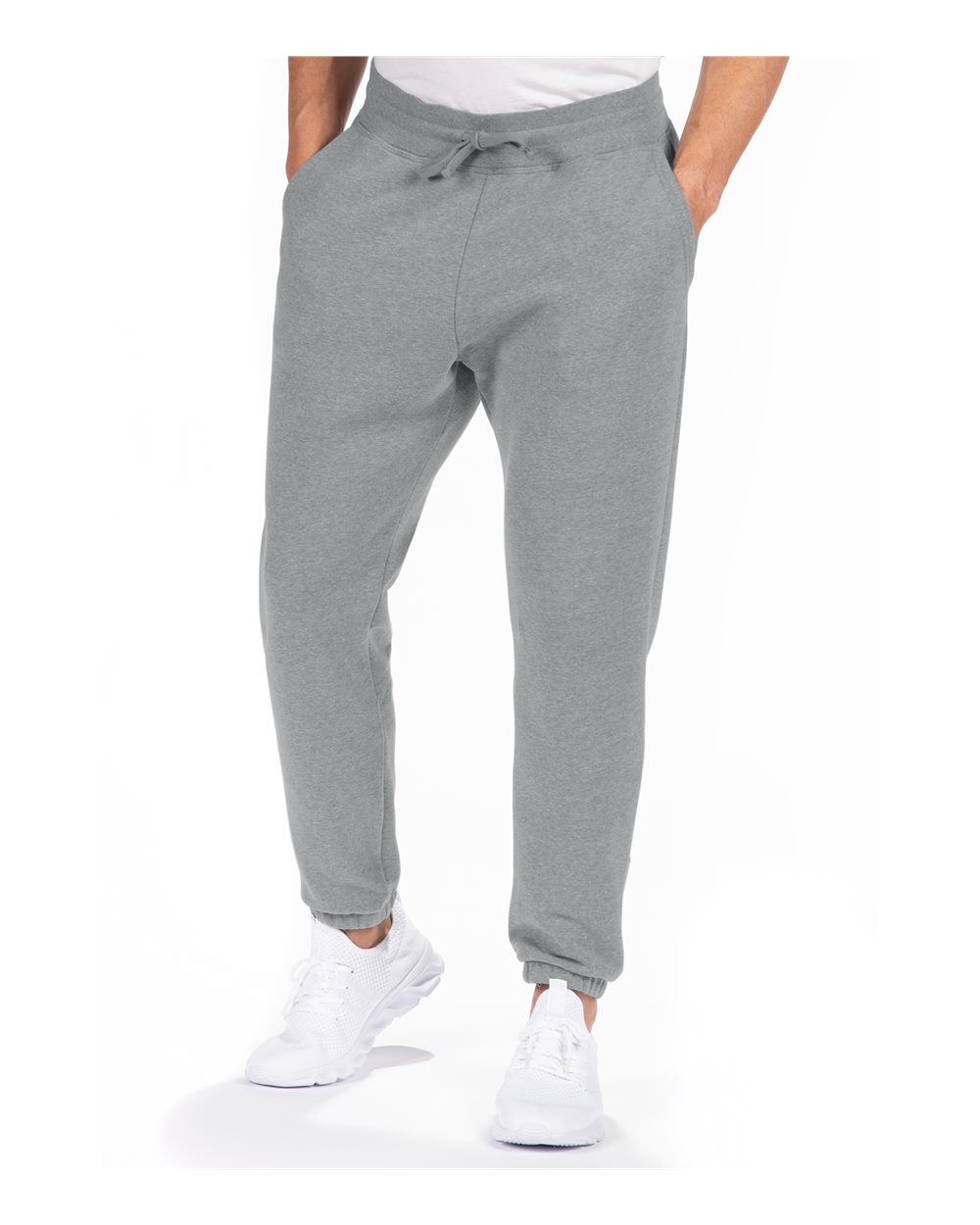 Fleece Sweatpants – Heather Grey - XS