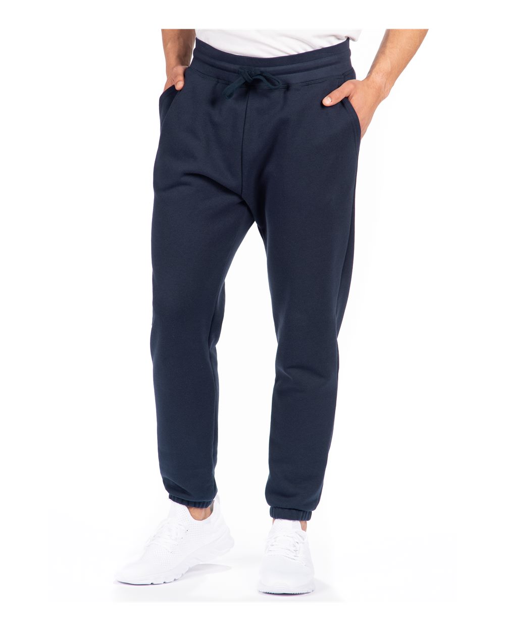 Fleece Sweatpants – Navy - XS