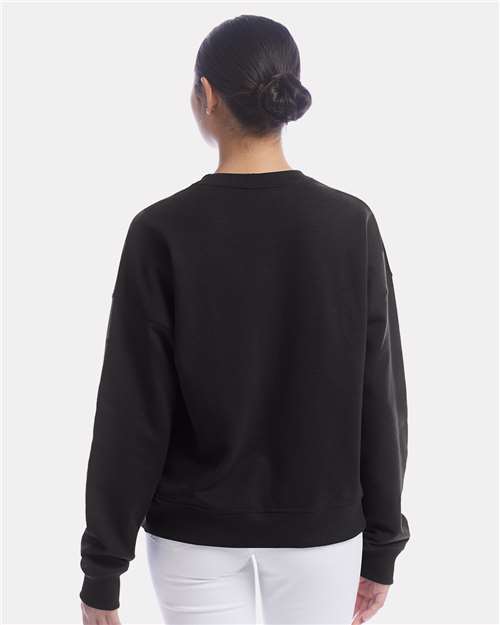 Champion SL650 Women's Powerblend Pullover Hoodie - Black - Back