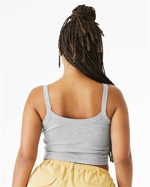 Bella + Canvas 1012 Women's Micro Rib Tank - Athletic Heather - Back