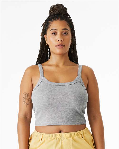 Bella + Canvas 1012 Women's Micro Rib Tank - Athletic Heather - Front