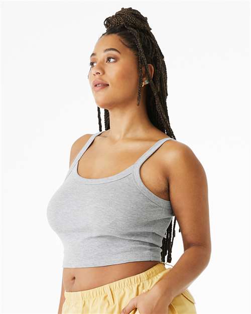 Bella + Canvas 1012 Women's Micro Rib Tank - Athletic Heather - Side