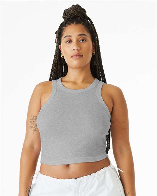 Bella + Canvas 1019 Women's Micro Rib T-Shirt - Athletic Heather - Front