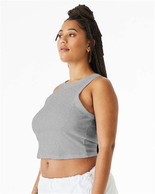 Bella + Canvas 1019 Women's Micro Rib T-Shirt - Athletic Heather - Side