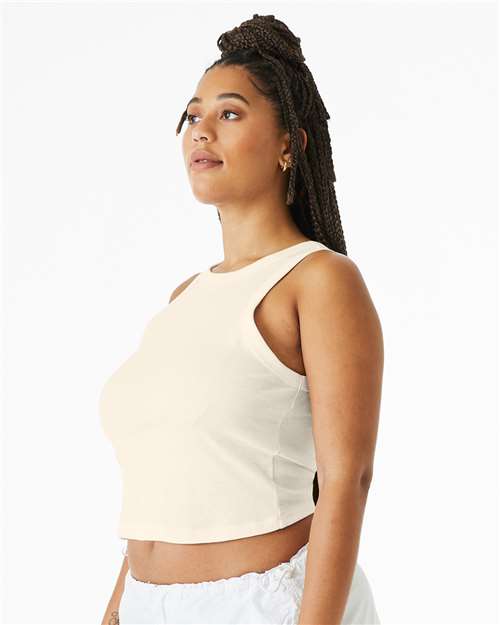 Bella + Canvas 1019 Women's Micro Rib T-Shirt - Solid Natural Blend - Side