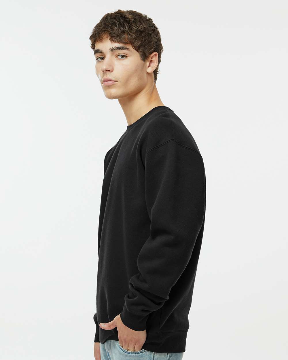 Unisex Heavyweight Crewneck Sweatshirt - Black - S