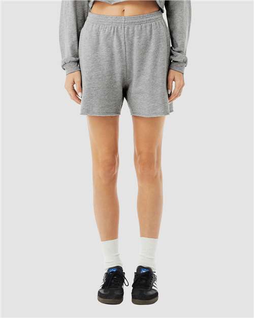 Bella + Canvas 3787 Women's Sponge Fleece Sweatshirt - Athletic Heather - Front