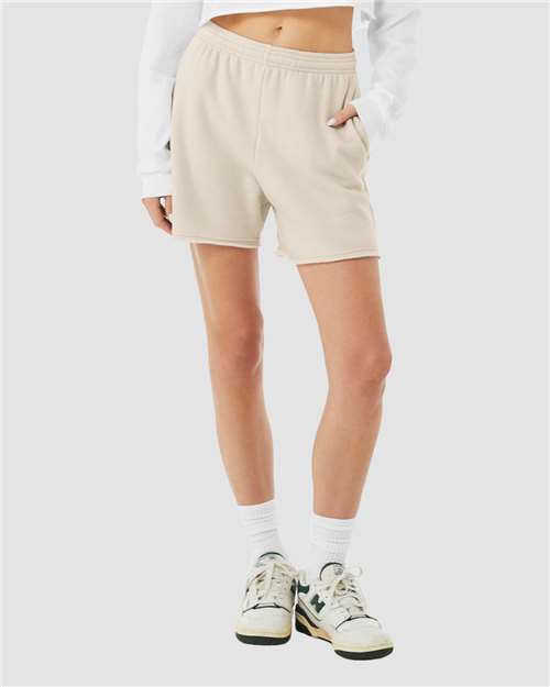 Bella + Canvas 3787 Women's Sponge Fleece Sweatshirt - Heather Dust - Front