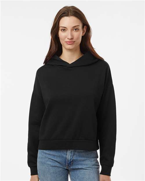 Independent Trading Co. PRM2600 Women's Pullover Hoodie - Black - Front