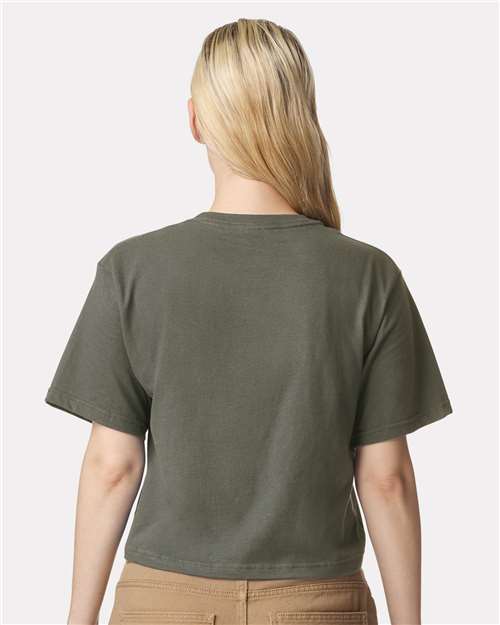 American Apparel 102 Women's Fine Jersey T-Shirt - Lieutenant - Back