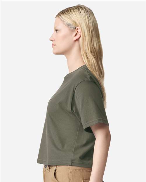 American Apparel 102 Women's Fine Jersey T-Shirt - Lieutenant - Side