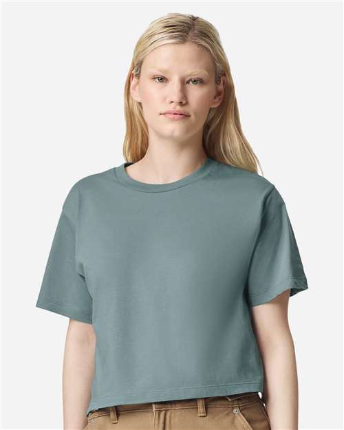 American Apparel 102 Women's Fine Jersey T-Shirt - Arctic - Front