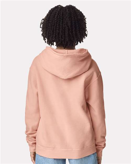 Youth Garment-Dyed Hoodie — Soft Kids Pullover - Peachy - Back