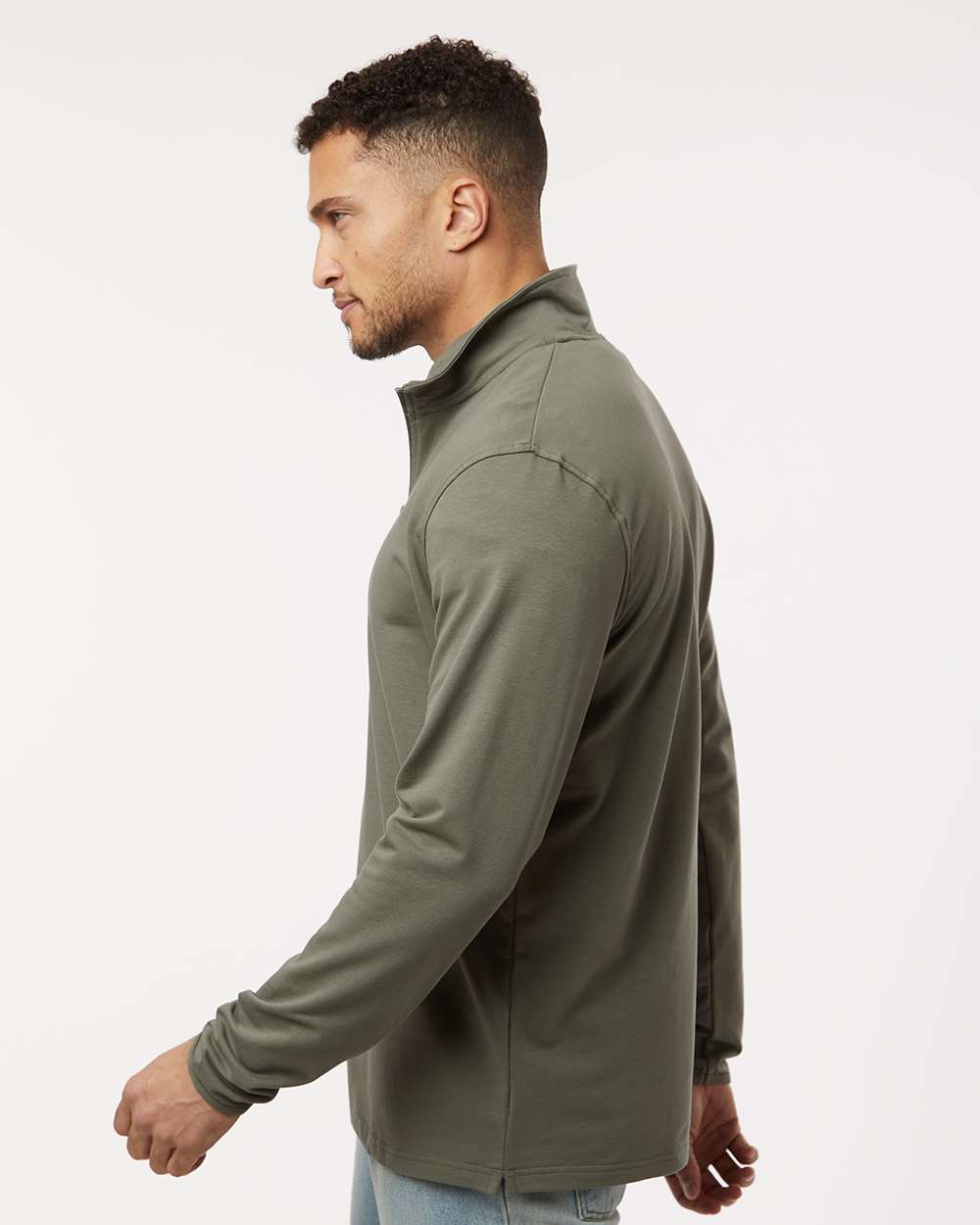 Men's Quarter-Zip Pullover, 4-Way Stretch | ComfyThreads