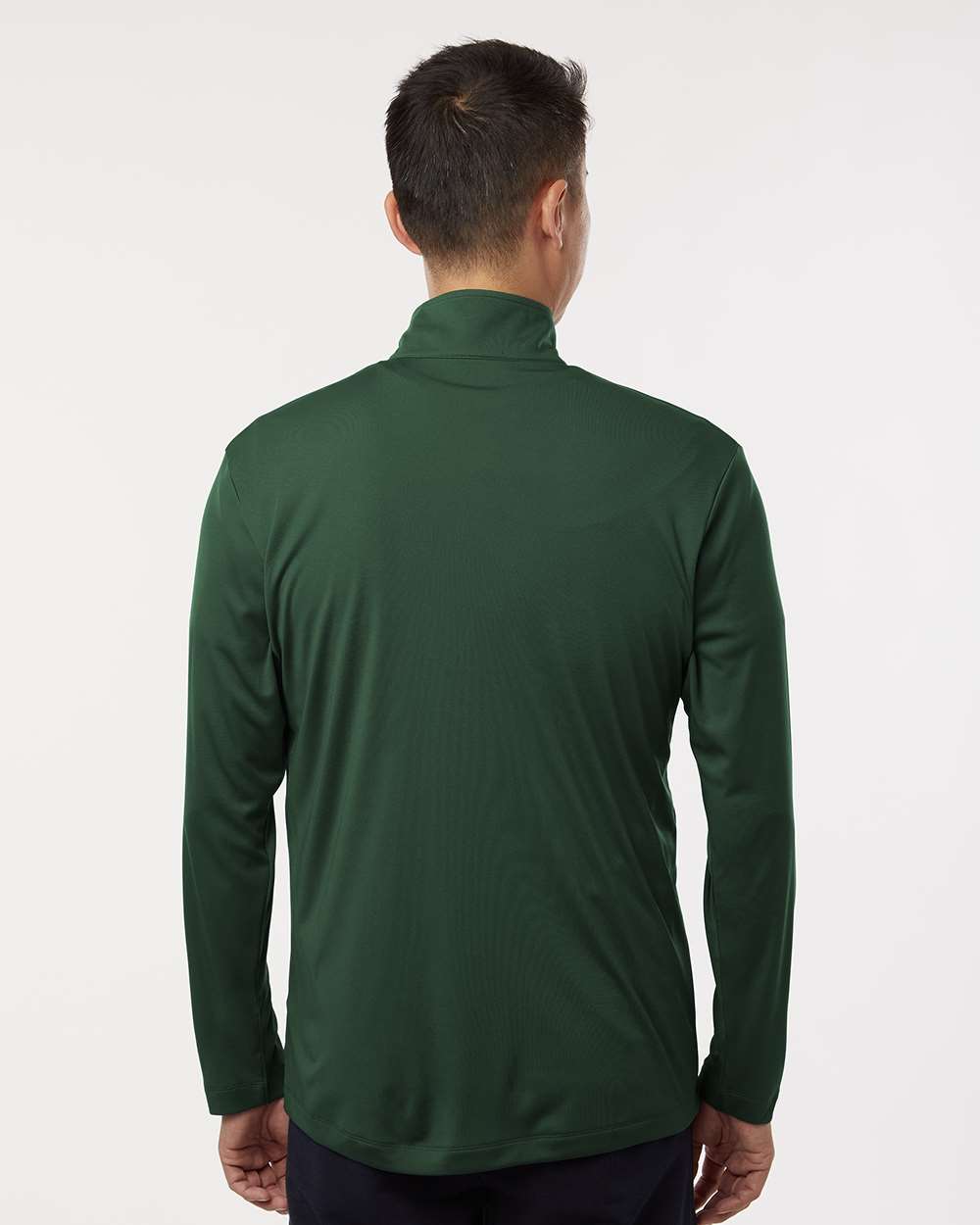 Men's Pro Performance Quarter-Zip Pullover - Forest Green - L