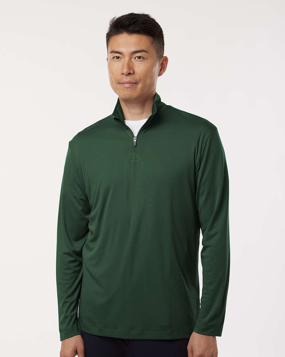 Men's Pro Performance Quarter-Zip Pullover - Forest Green - S
