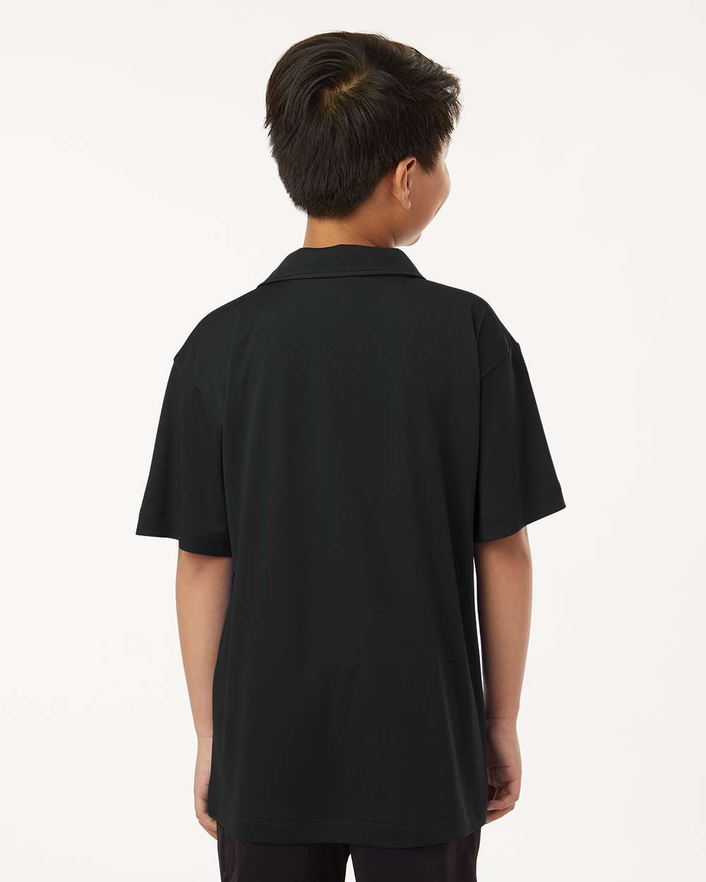 Youth Pro-Lock Performance Polo - Black - ComfyThreads