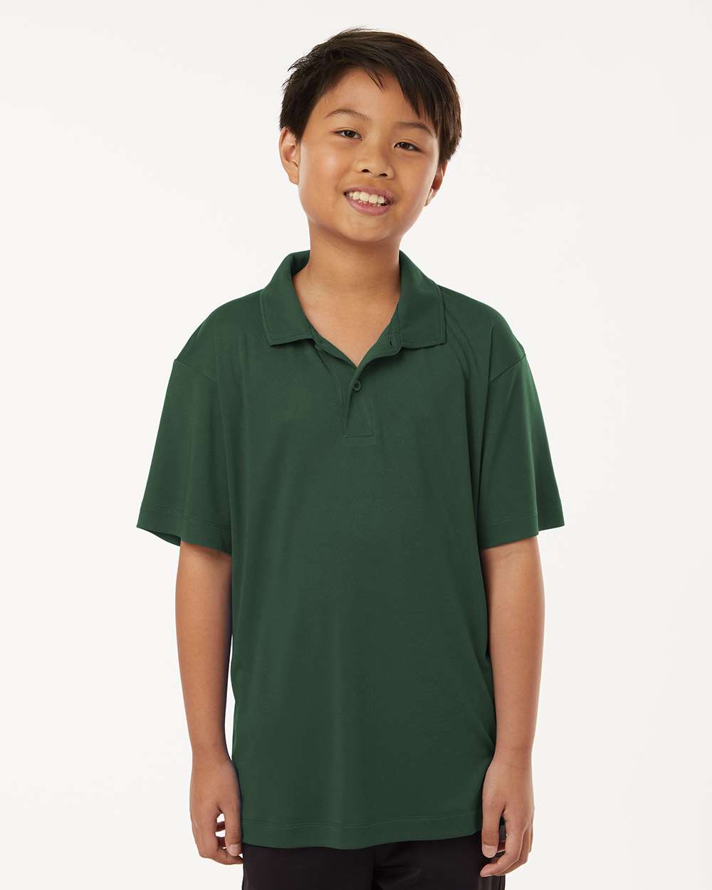 Youth Pro-Lock Performance Polo - Forest Green - ComfyThreads