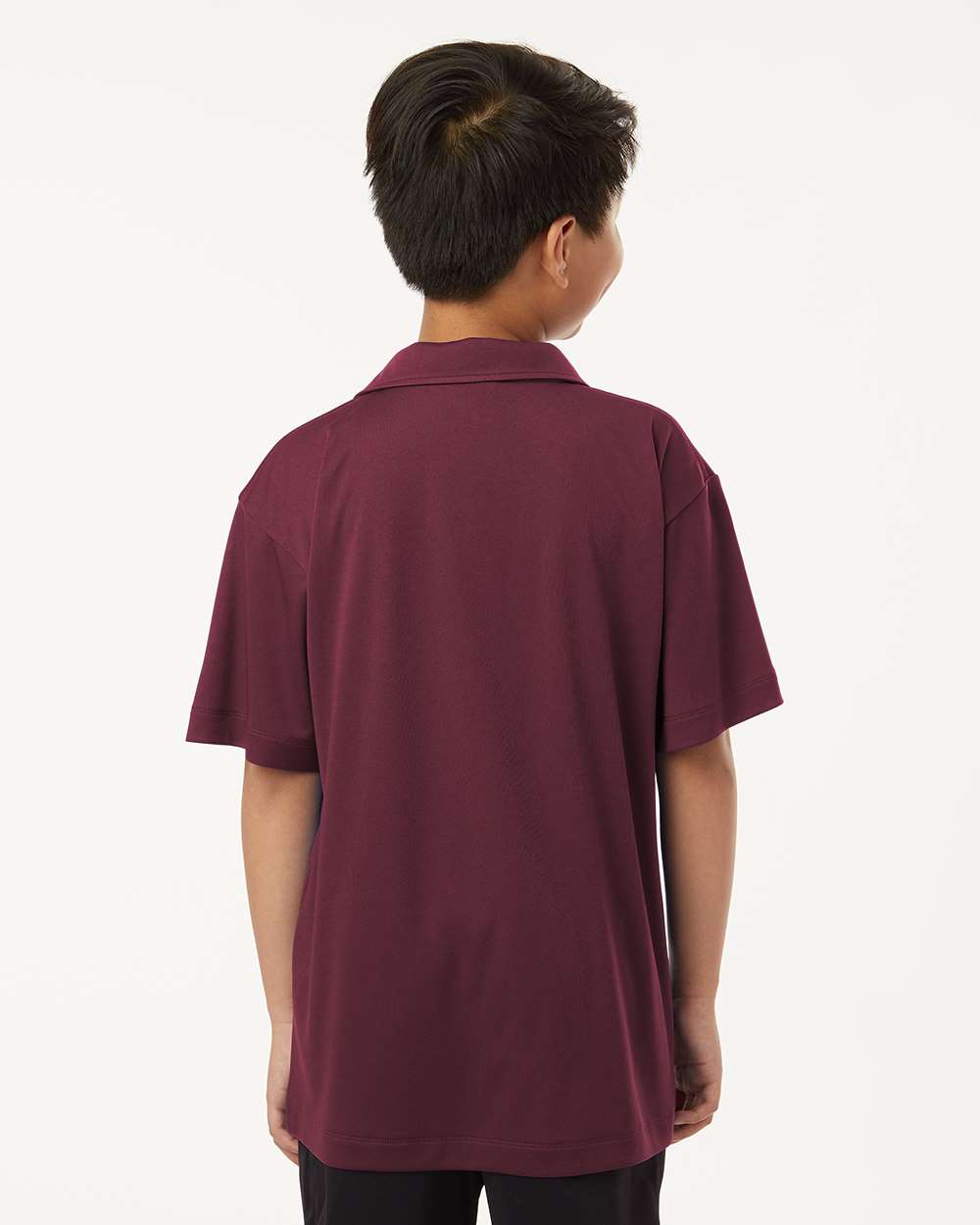 Youth Pro-Lock Performance Polo - Maroon - ComfyThreads