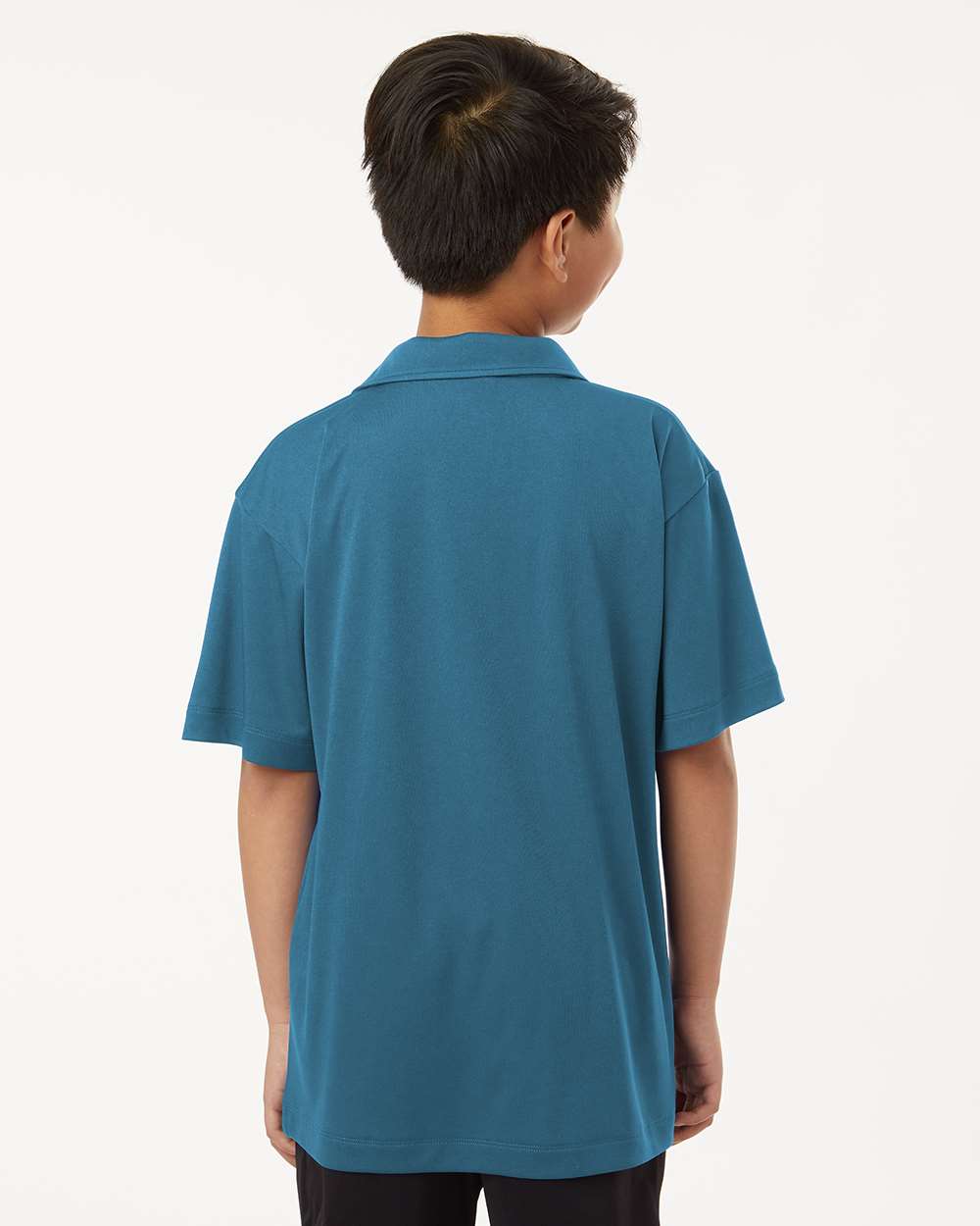 Youth Pro-Lock Performance Polo - Pacific Blue - ComfyThreads