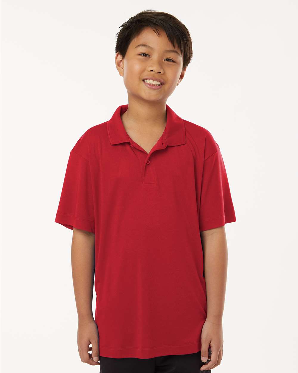 Youth Pro-Lock Performance Polo - Red - ComfyThreads