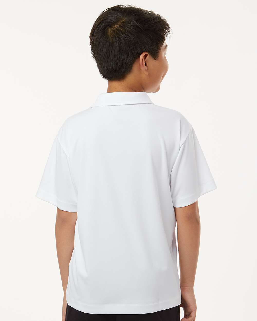 Youth Pro-Lock Performance Polo - White - ComfyThreads