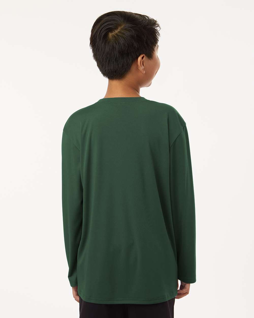 Youth Performance Long Sleeve T-Shirt – Forest Green - ComfyThreads