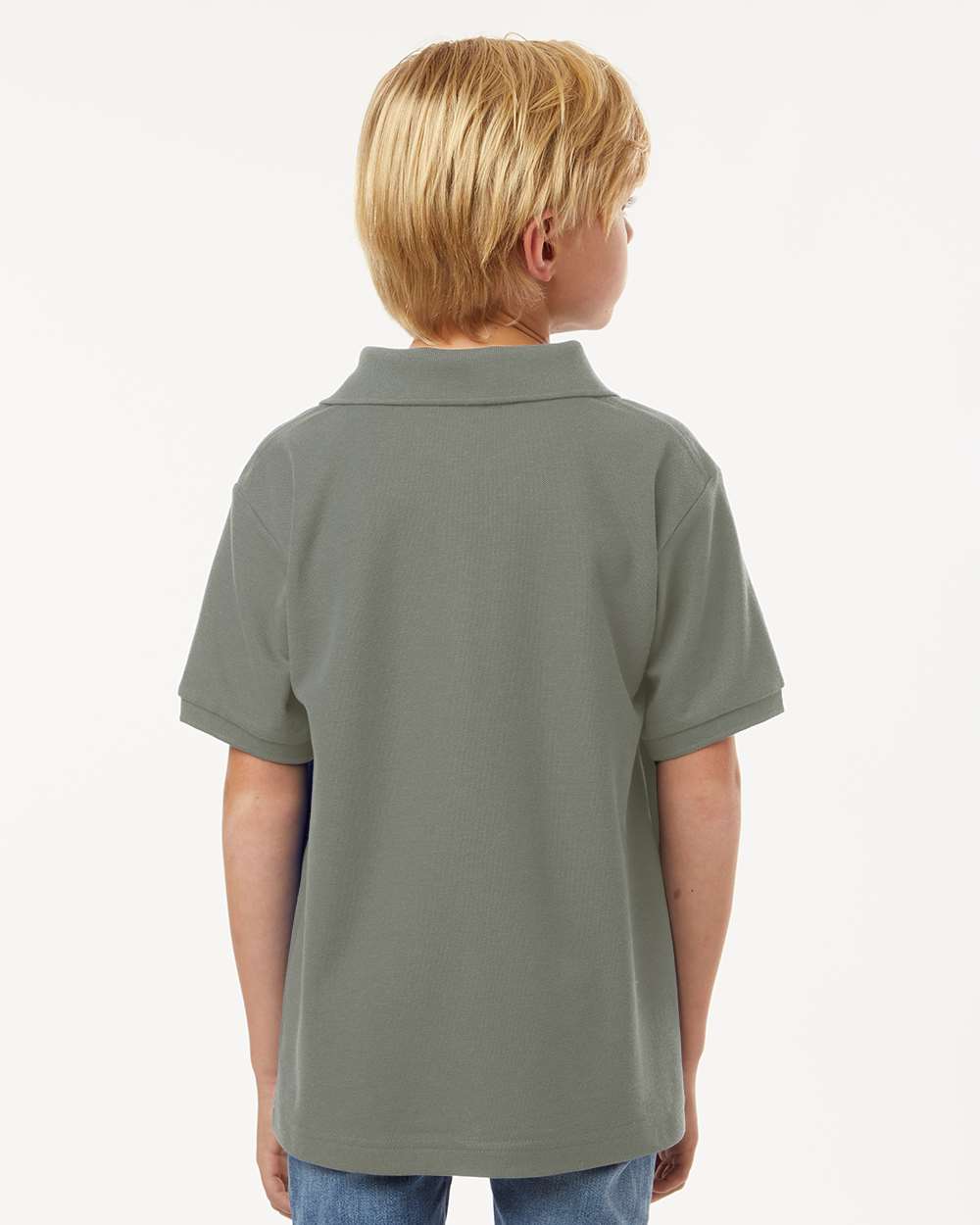 Youth Pique Polo - GreyStone - ComfyThreads