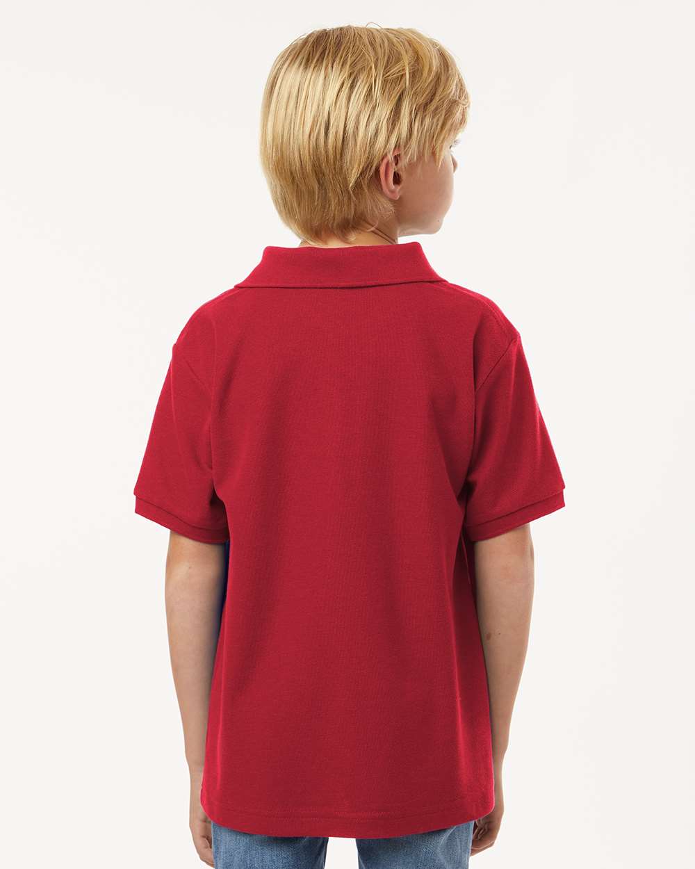 Youth Pique Polo - Red - ComfyThreads