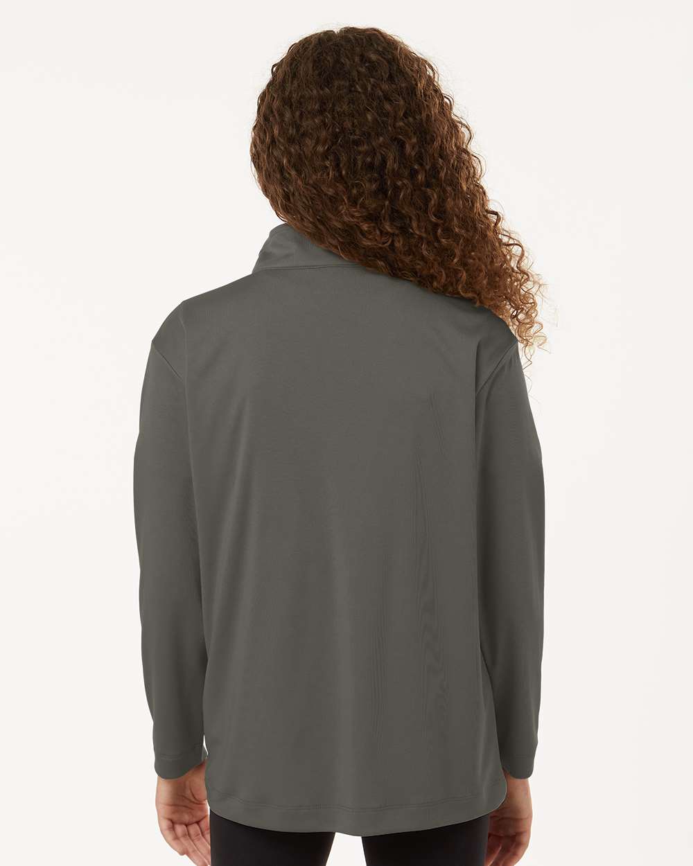 Youth Performance Quarter-Zip Pullover – Charcoal - ComfyThreads
