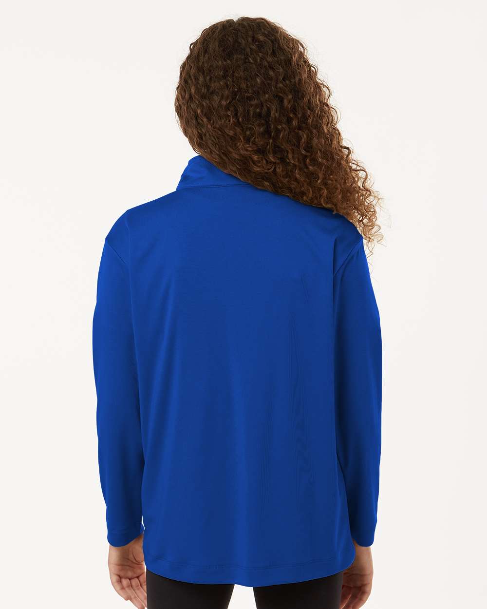 Youth Performance Quarter-Zip Pullover – Royal - ComfyThreads