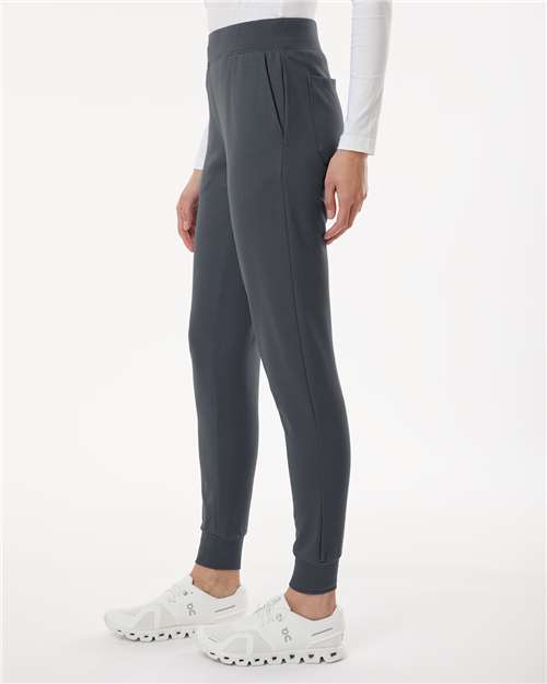 Jaanuu W40001 Women's Stretch Scrub Pants - Carbon Grey - Side