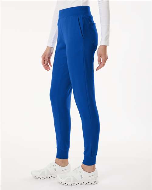 Jaanuu W40001 Women's Stretch Scrub Pants - Royal Blue - Side