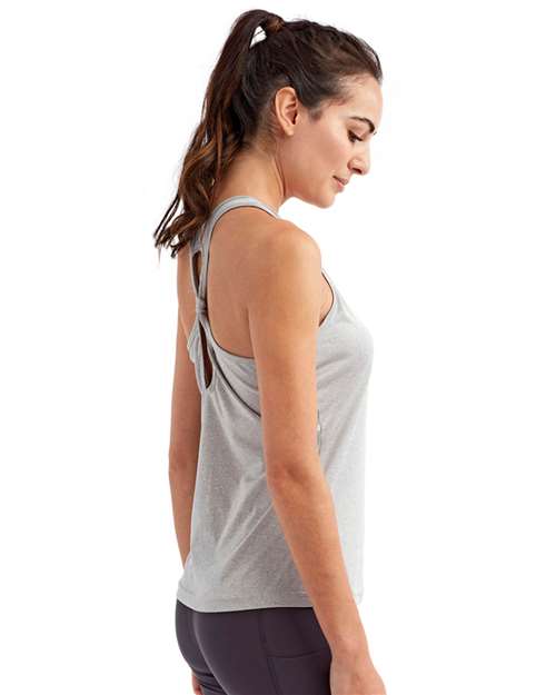 TriDri TD042 Women's Performance T-Shirt - Silver Melange - Side