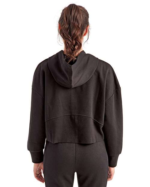 TriDri TD077 Women's Performance Crop Hoodie - Black - Back