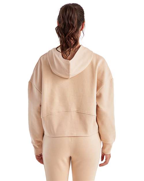 TriDri TD077 Women's Performance Crop Hoodie - Nude - Back