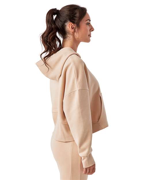 TriDri TD077 Women's Performance Crop Hoodie - Nude - Side