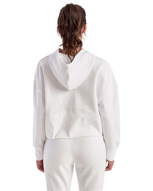 TriDri TD077 Women's Performance Crop Hoodie - White - Back
