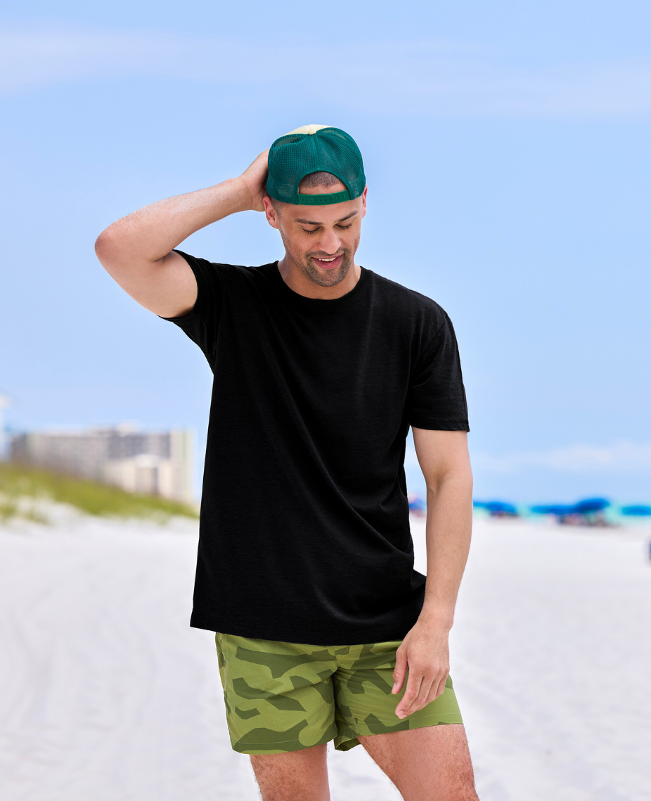 Unisex Vintage Wash Tee – Black