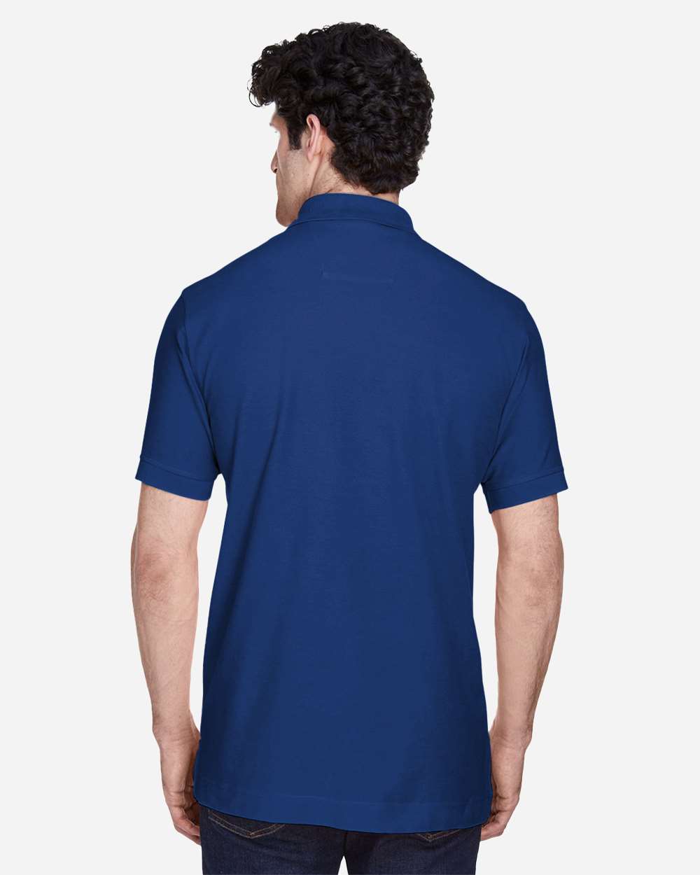 Men's Pima Piqué Polo - True Royal - L