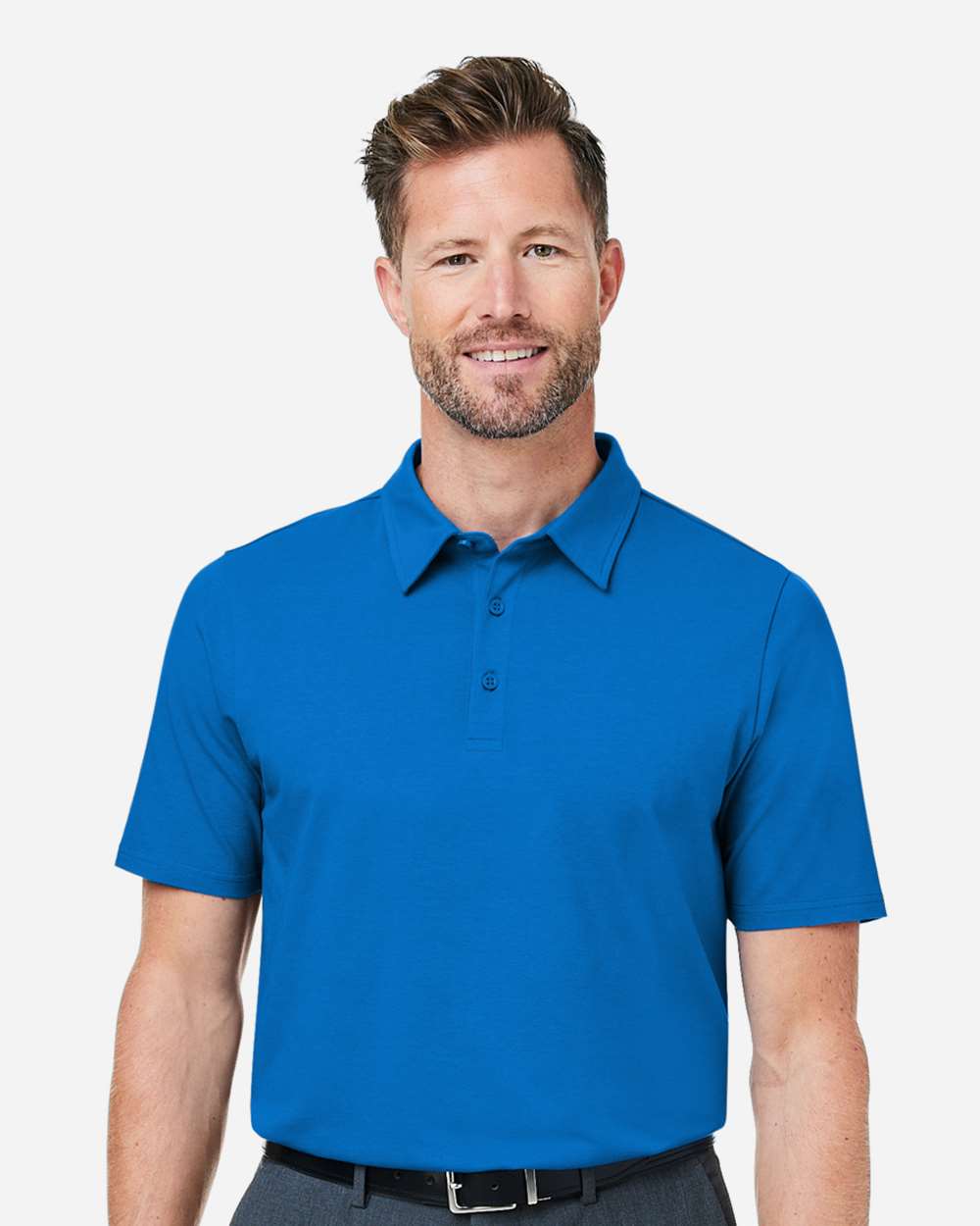 Men's Raleigh Stretch Polo - French Blue - S