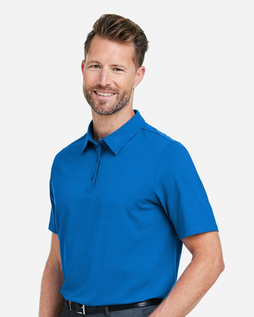 Men's Raleigh Stretch Polo - French Blue - M
