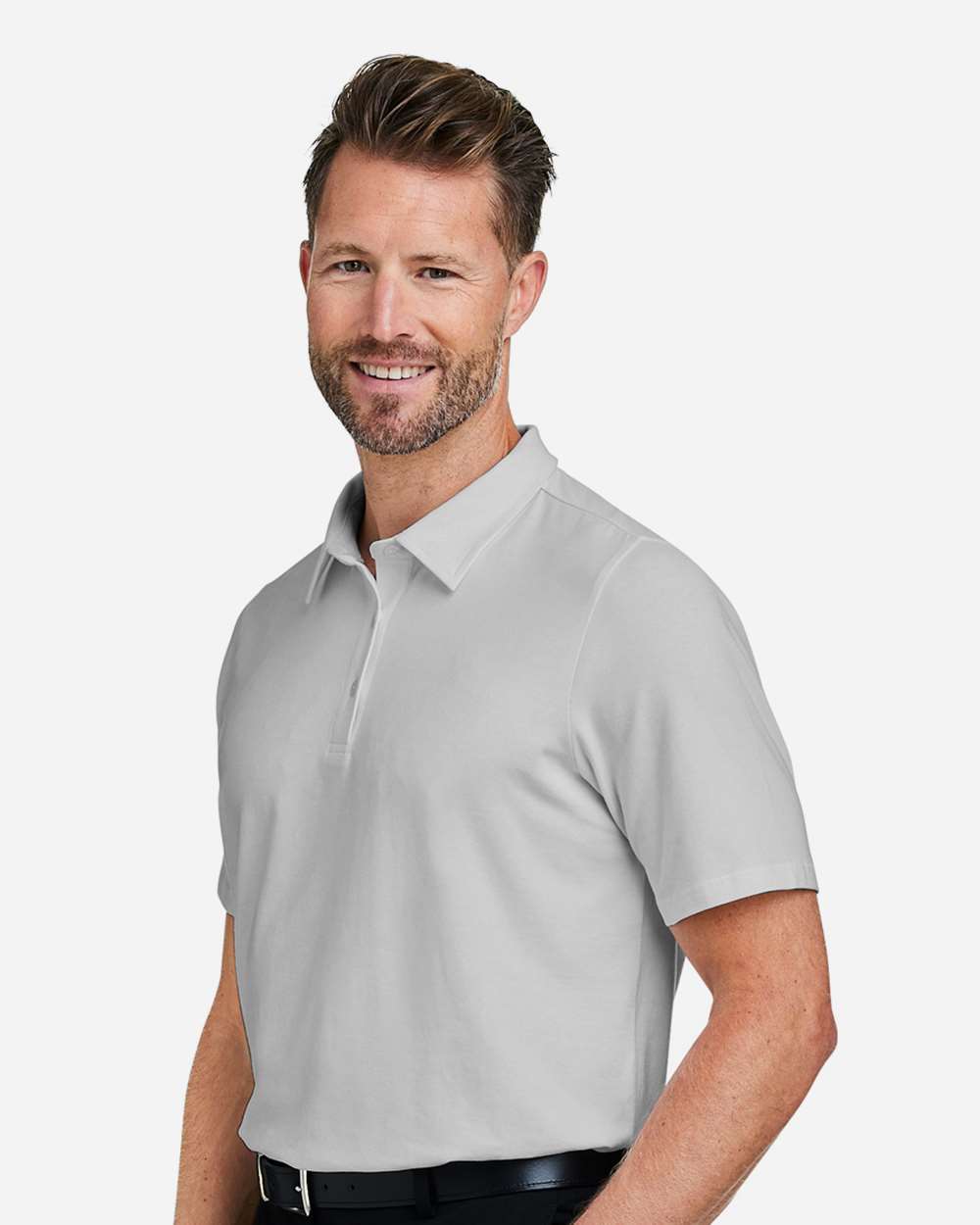 Men's Raleigh Stretch Polo - Grey - M