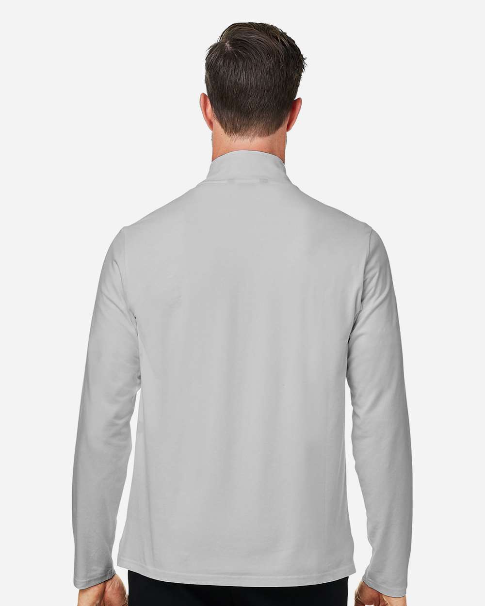 Men's Stretch Quarter-Zip - Grey - L