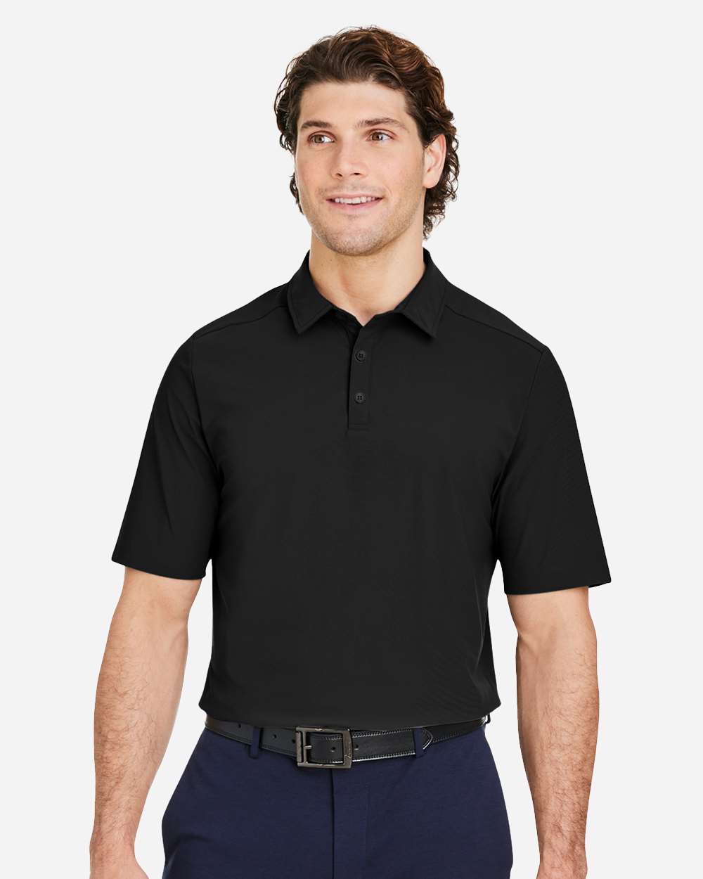 Men's Windsor Welded Polo - Black - S