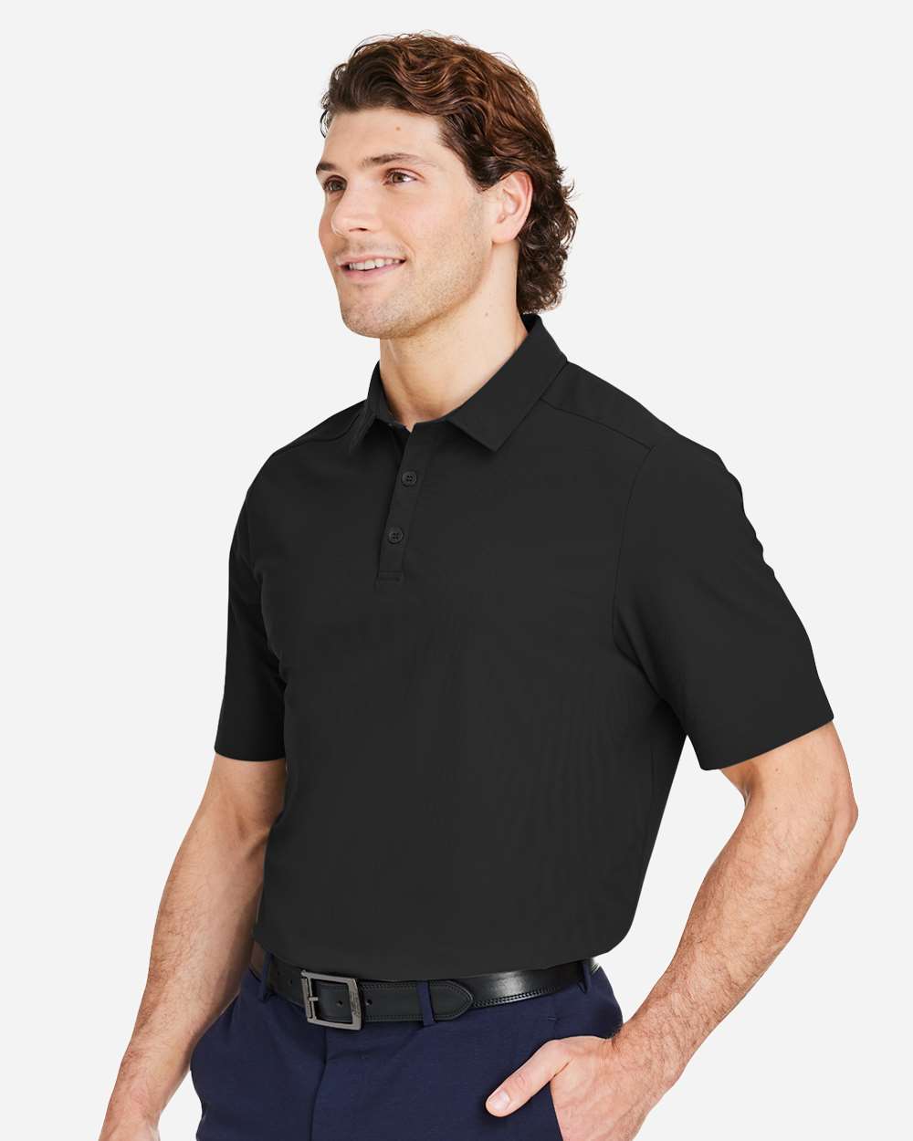 Men's Windsor Welded Polo - Black - M