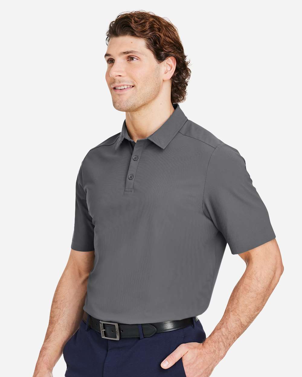 Men's Windsor Welded Polo - Graphite - M